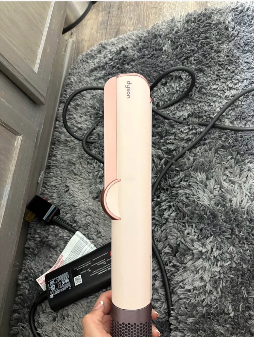 Dyson Pink and Cream Hair Straightener Styler